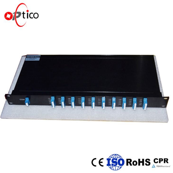 4 8 16 18 Channel WDM CWDM Mux Demux Module 1U Rack Mount