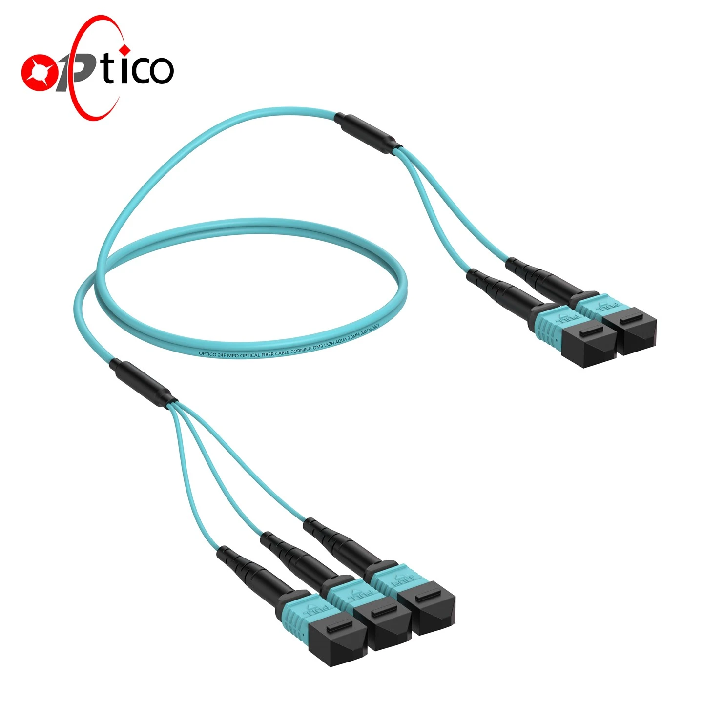 24F 2x12F MTP MPO til 3x8f MTP MPO Convesion Cable OM3