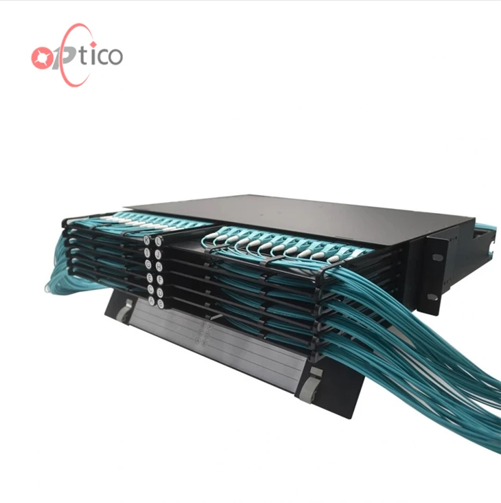 2U High Density Fiber Enclosure With Cassettes 2U High Density Fiber Enclosure With Cassettes